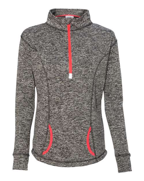 Women's Cosmic Fleece Quarter-Zip Pullover | USA Decoration