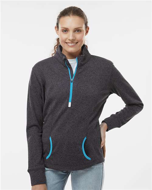 Women's Cosmic Fleece Quarter-Zip Pullover | USA Decoration