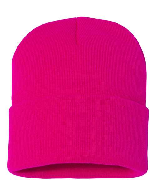12" Solid Cuffed Beanie | USA Decoration