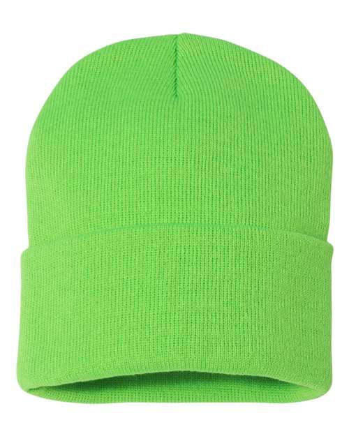 12" Solid Cuffed Beanie | USA Decoration