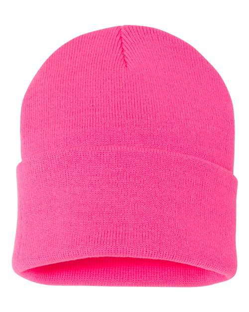 12" Solid Cuffed Beanie | USA Decoration