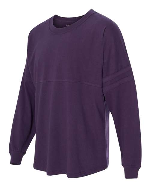 Women's Jersey Pom Pom Long Sleeve T-Shirt | USA Decoration