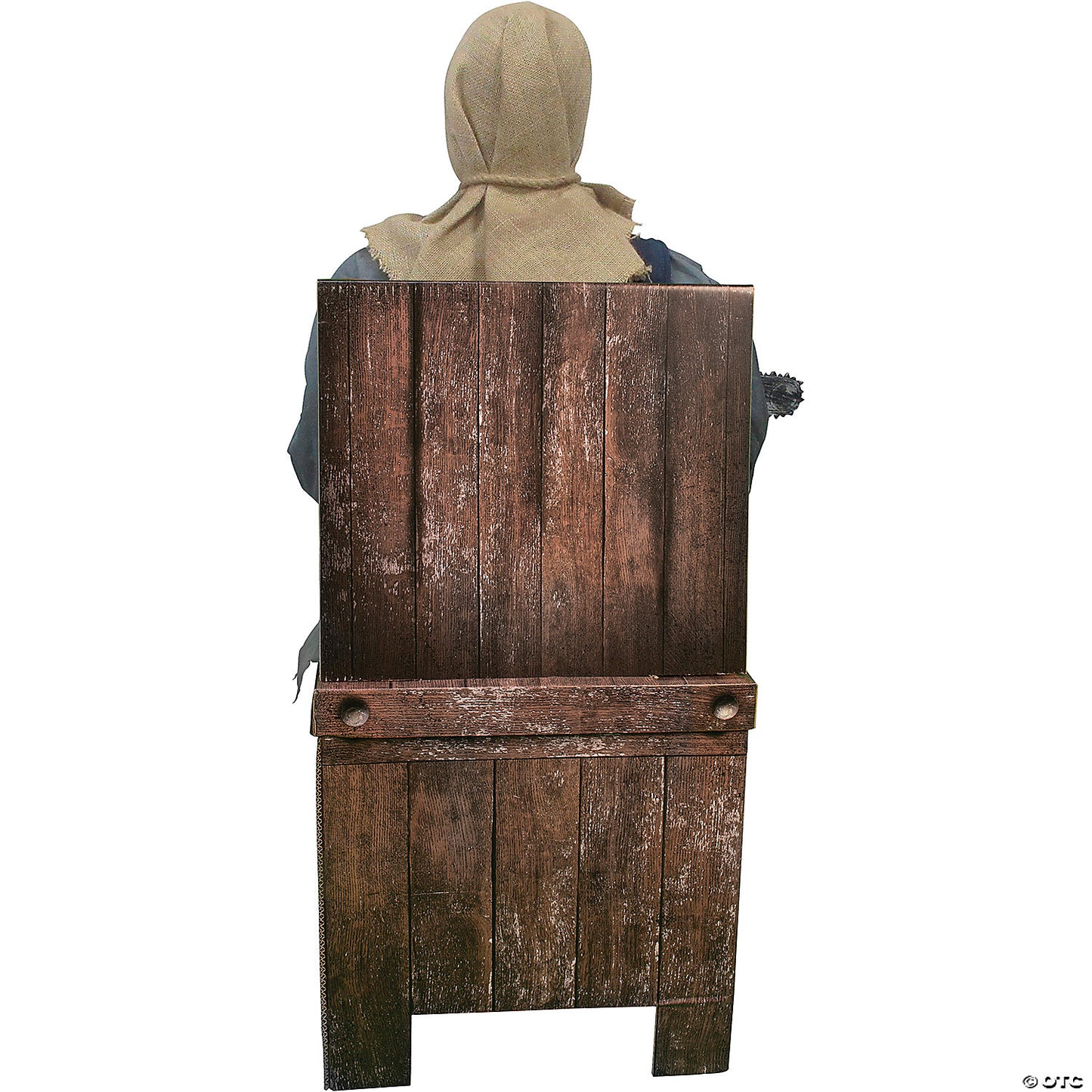 45" Seated Animated Chainsaw Greeter Prop | USA Decoration®