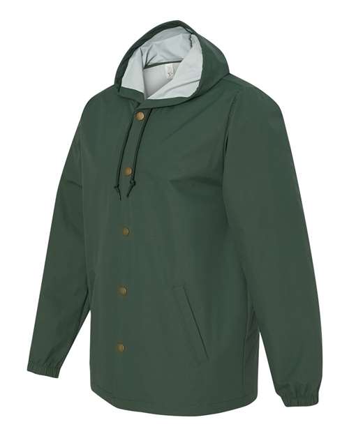 Water-Resistant Hooded Windbreaker | USA Decoration