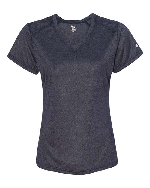 Women's Pro Heather V-Neck T-Shirt | USA Decoration