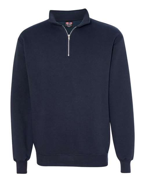 USA-Made Quarter-Zip Pullover Sweatshirt | USA Decoration