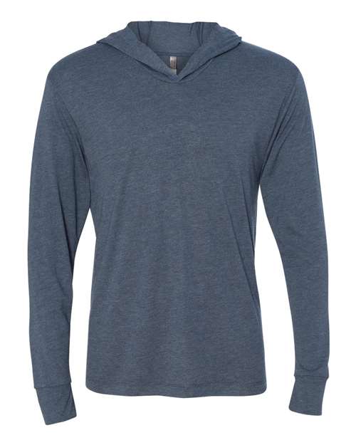 Triblend Hooded Long Sleeve Pullover | USA Decoration
