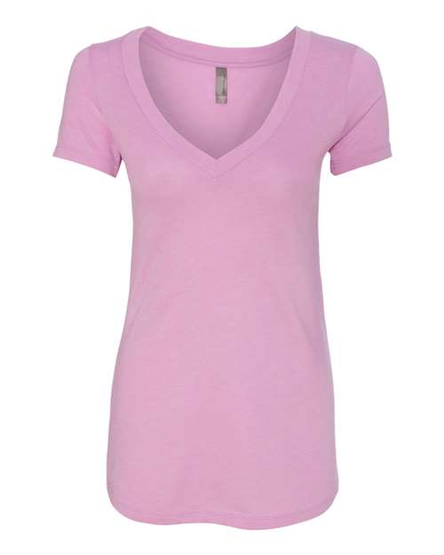 Women’s Triblend Deep V-Neck T-Shirt | USA Decoration