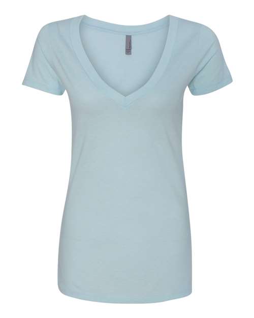 Women’s CVC Deep V-Neck T-Shirt | USA Decoration
