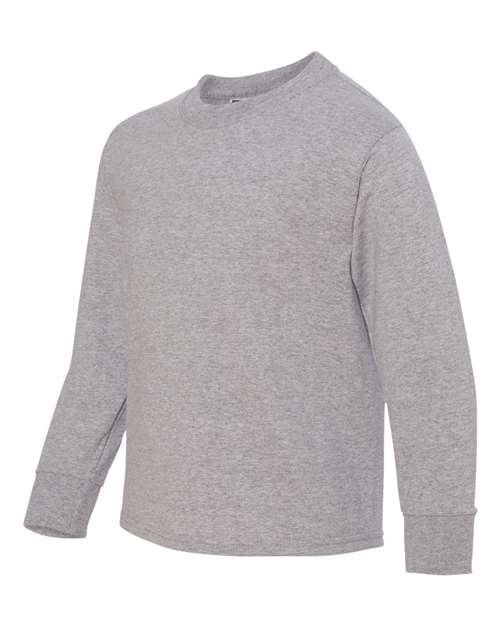 Dri-Power® Youth Long Sleeve 50/50 T-Shirt | USA Decoration
