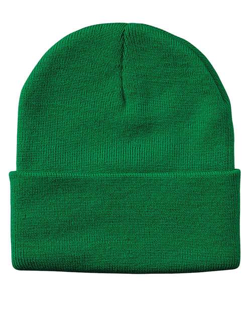 12" Solid Cuffed Beanie | USA Decoration