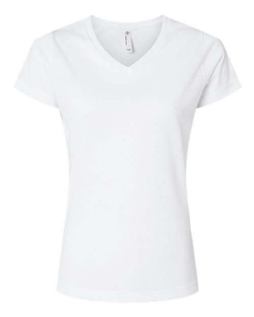 Women's Polyester Sublimation V-Neck Tee | USA Decoration