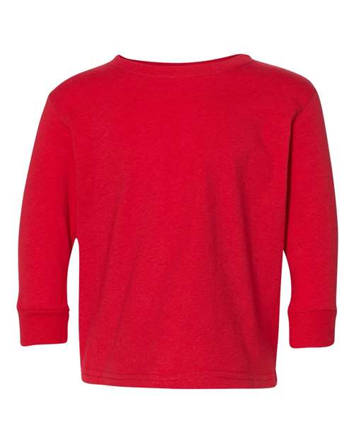Toddler Fine Jersey Long Sleeve Tee | USA Decoration