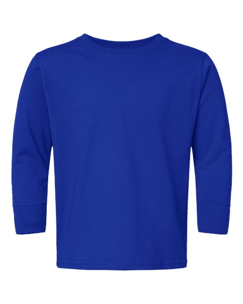 Toddler Fine Jersey Long Sleeve Tee | USA Decoration