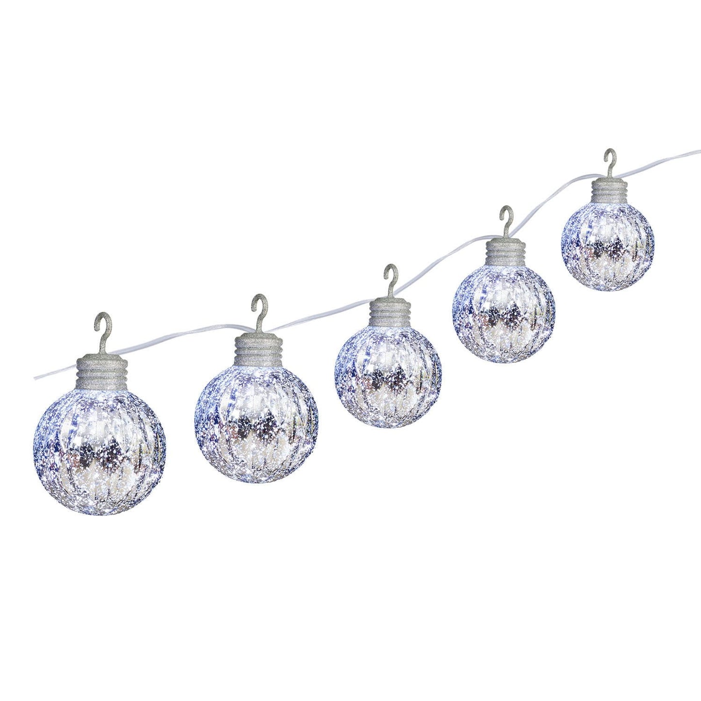Member's Mark 5ct Jumbo Mercury Ornament LED Lights | USA Decoration®