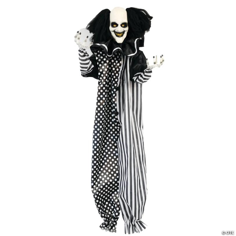 47" Hanging Light Up Clown Halloween Decoration