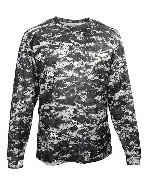 Youth Digital Camo Long Sleeve T-Shirt | USA Decoration