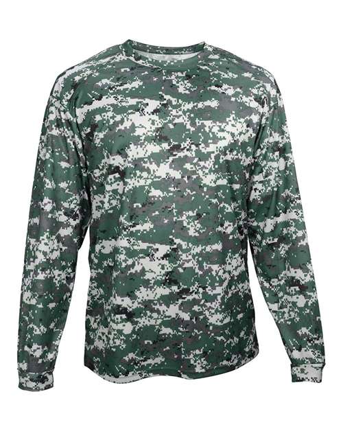 Youth Digital Camo Long Sleeve T-Shirt | USA Decoration