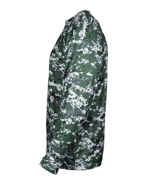 Youth Digital Camo Long Sleeve T-Shirt | USA Decoration