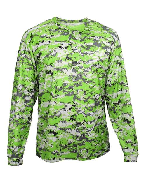 Youth Digital Camo Long Sleeve T-Shirt | USA Decoration