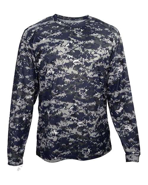 Youth Digital Camo Long Sleeve T-Shirt | USA Decoration