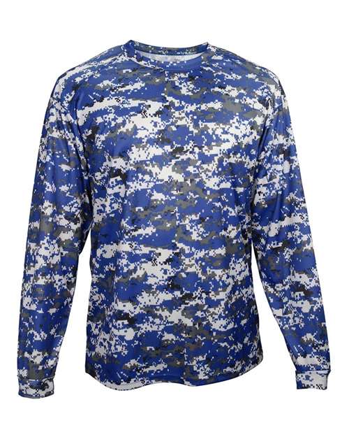 Youth Digital Camo Long Sleeve T-Shirt | USA Decoration