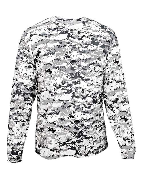 Youth Digital Camo Long Sleeve T-Shirt | USA Decoration