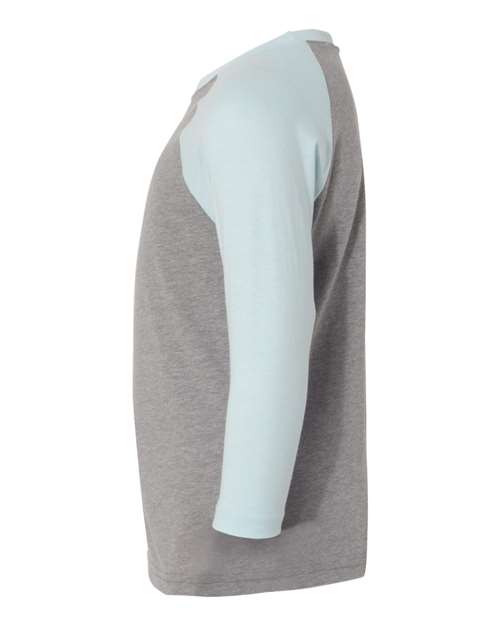 Youth CVC Three-Quarter Sleeve Raglan T-Shirt | USA Decoration