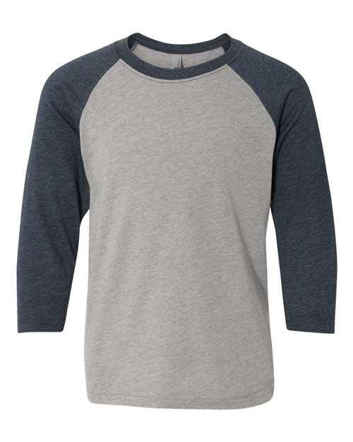Youth CVC Three-Quarter Sleeve Raglan T-Shirt | USA Decoration
