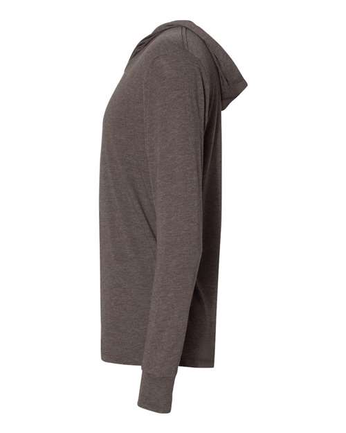 Triblend Hooded Long Sleeve Pullover | USA Decoration