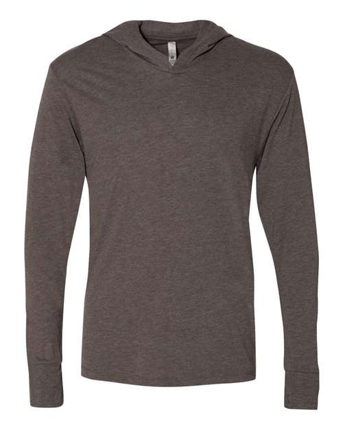 Triblend Hooded Long Sleeve Pullover | USA Decoration