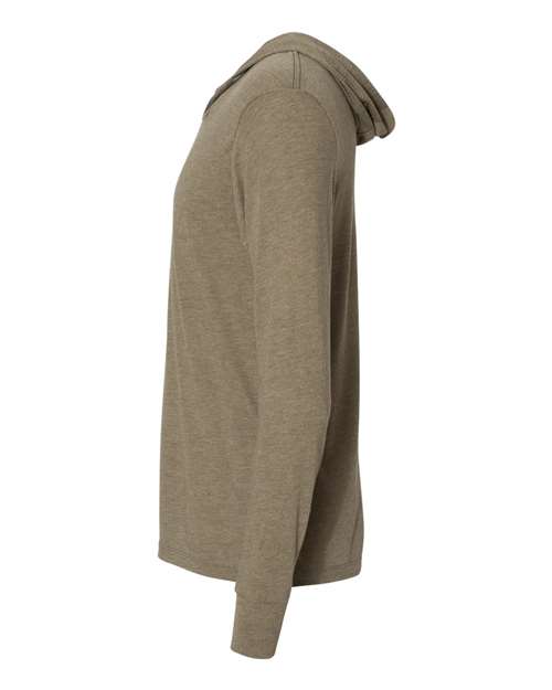 Triblend Hooded Long Sleeve Pullover | USA Decoration