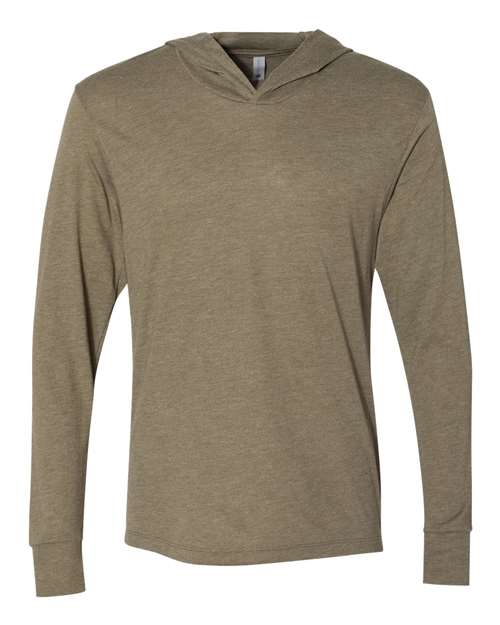 Triblend Hooded Long Sleeve Pullover | USA Decoration