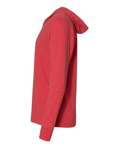 Triblend Hooded Long Sleeve Pullover | USA Decoration