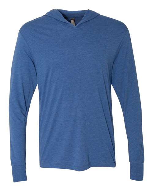 Triblend Hooded Long Sleeve Pullover | USA Decoration