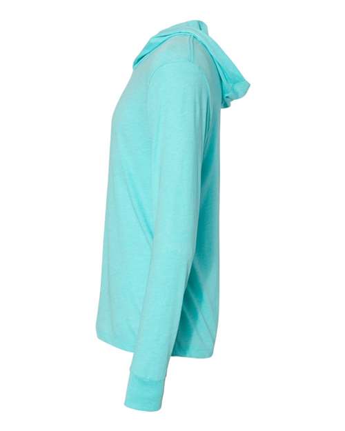 Triblend Hooded Long Sleeve Pullover | USA Decoration