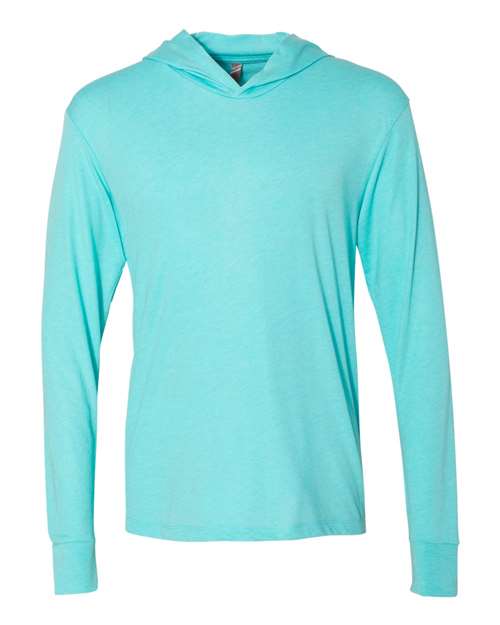 Triblend Hooded Long Sleeve Pullover | USA Decoration