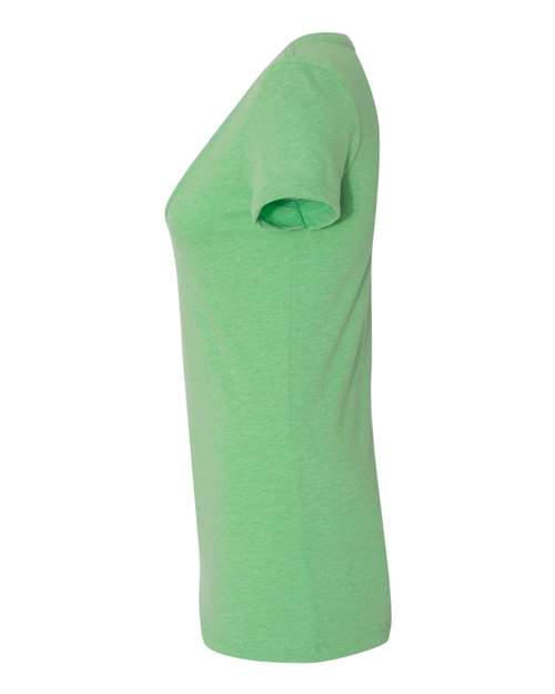 Women’s CVC Deep V-Neck T-Shirt | USA Decoration