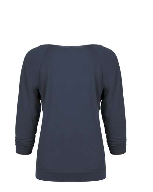 Women's Terry Raw Edge Three-Quarter Sleeve Raglan | USA Decoration