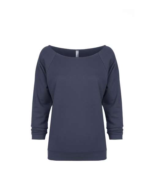 Women's Terry Raw Edge Three-Quarter Sleeve Raglan | USA Decoration