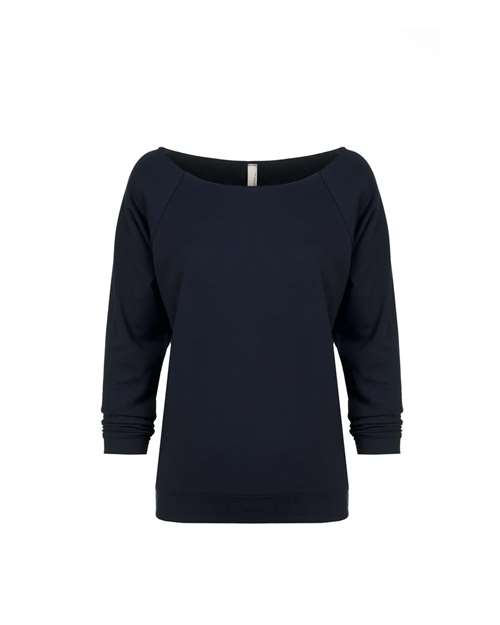 Women's Terry Raw Edge Three-Quarter Sleeve Raglan | USA Decoration