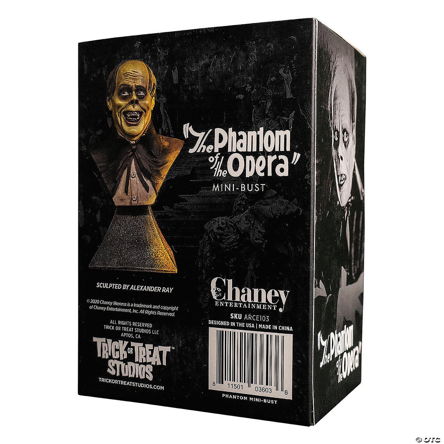 5 1/4" The Phantom of the Opera™ Phantom Mini Bust Halloween Decoration | USA Decoration®
