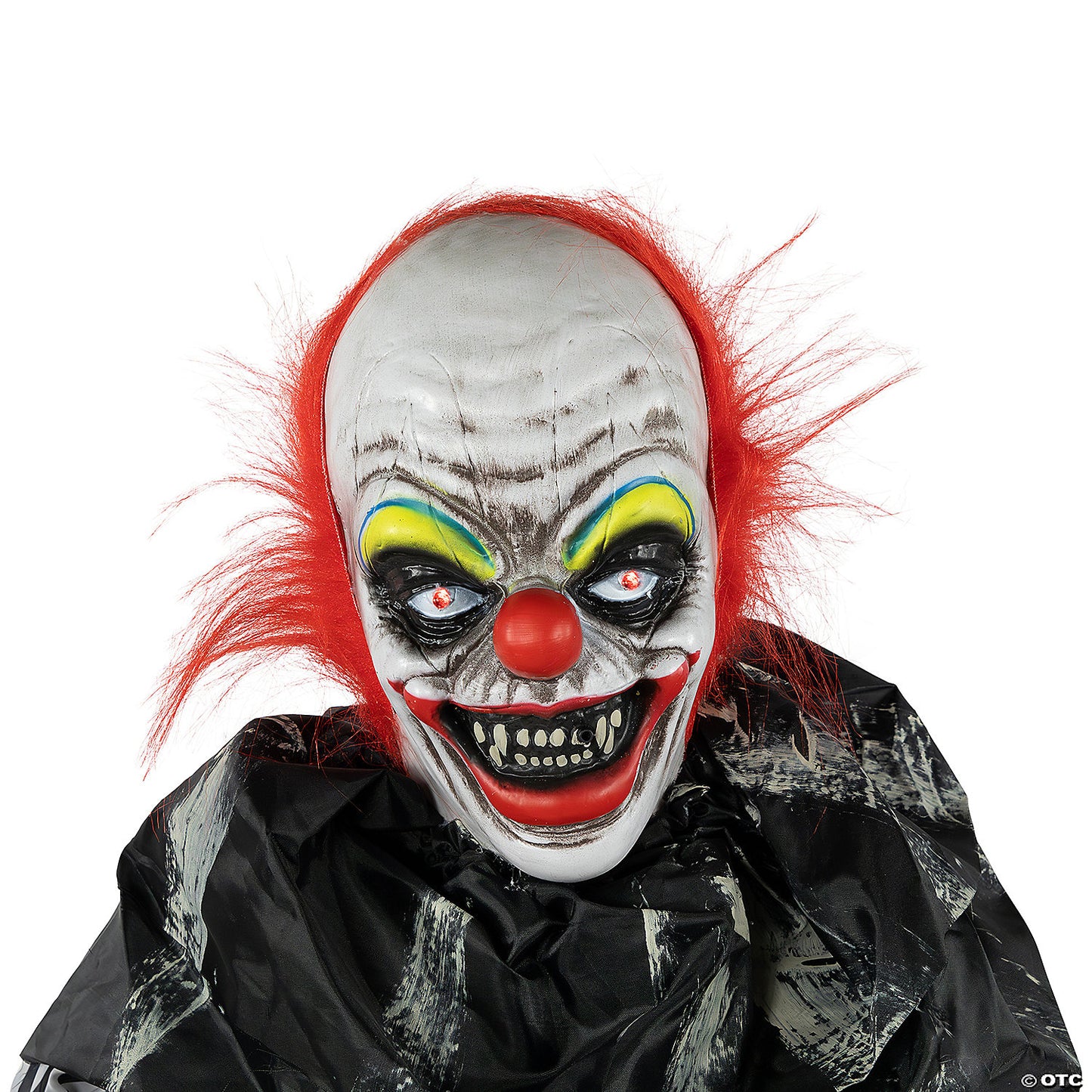 5.5' Animated Standing Clown with Glowing Eyes Halloween Decoration | USA Decoration®
