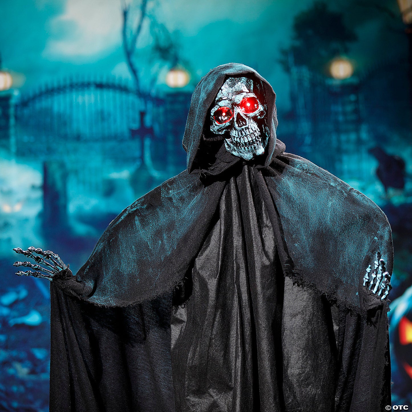 5 6 3/4" Skeleton of Death Animated Prop Halloween Decoration | USA Decoration®