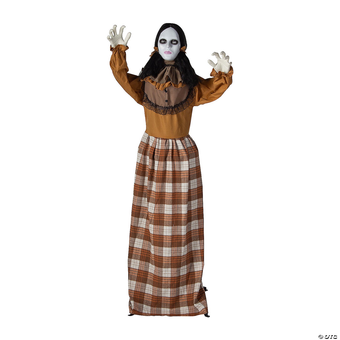 5 Ft. Standing Creepy Woman Plastic Pop-Up Halloween Decoration | USA Decoration®