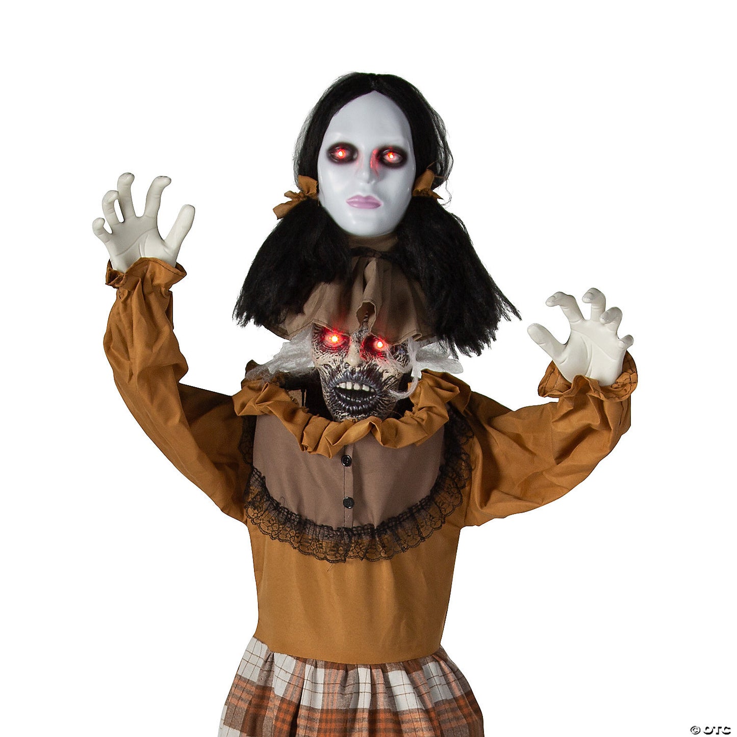 5 Ft. Standing Creepy Woman Plastic Pop-Up Halloween Decoration | USA Decoration®