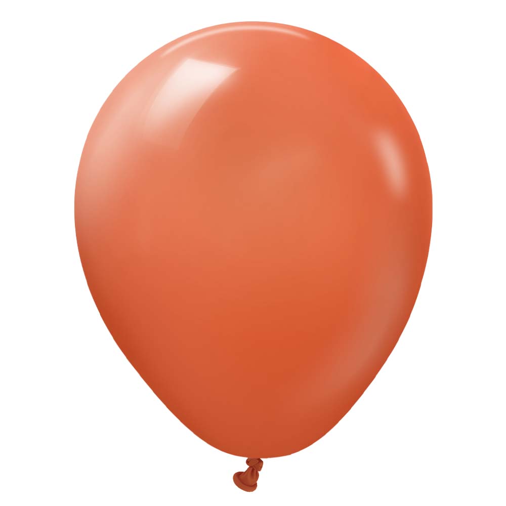 Latex Balloons 5 Inch Retro Rust Orange