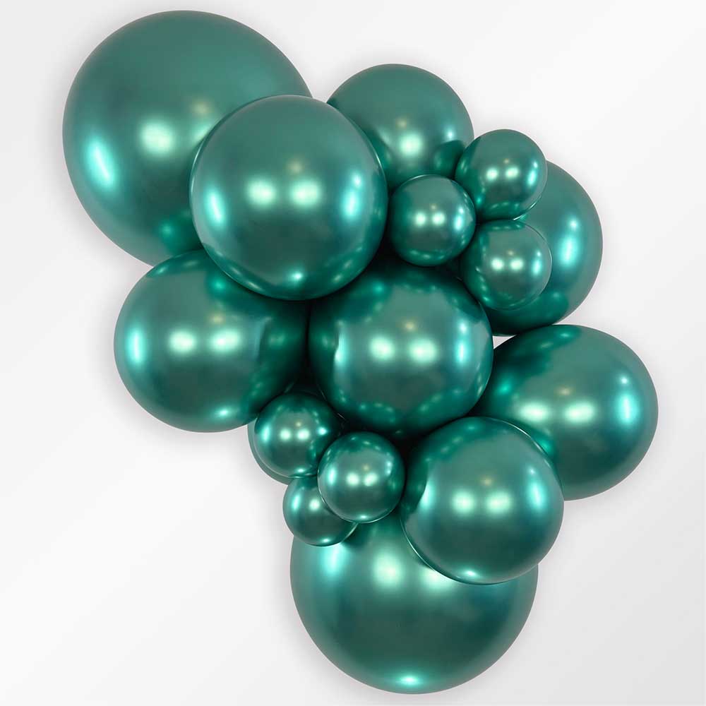 5 Inch Latex Balloons Sempertex Reflex Aurora Green