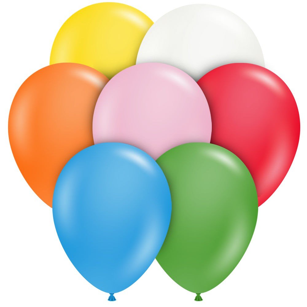 Latex Balloons 5 Inch TUFTEX Standard Assortment