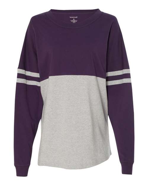 Women's Jersey Pom Pom Long Sleeve T-Shirt | USA Decoration